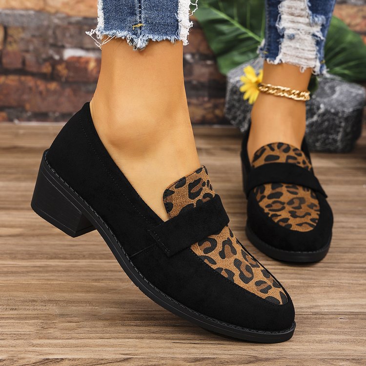 Cecile™ | Elegant loafer med leopardmønster
