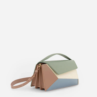 Marielle™ | Strukturert skulderveske med folder