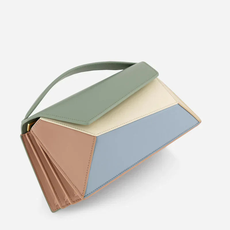 Marielle™ | Strukturert skulderveske med folder