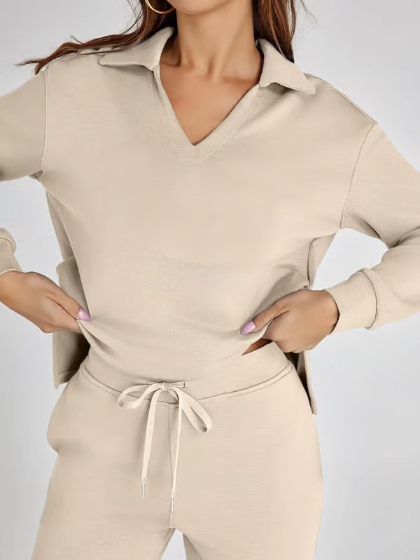 Flora™ | 2-delt casual langermet sett