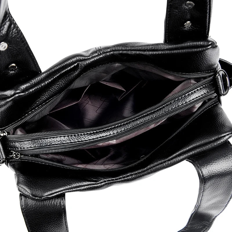 Antora™ | Klassisk vintage skulderveske i skinn