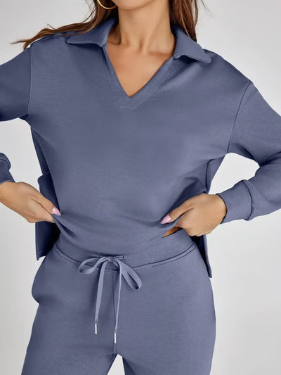 Flora™ | 2-delt casual langermet sett