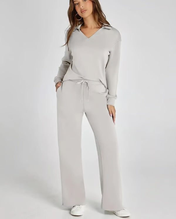 Flora™ | 2-delt casual langermet sett