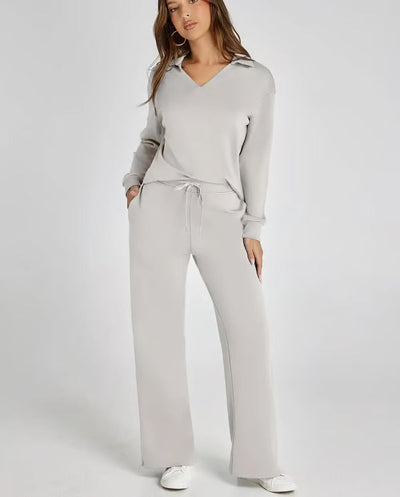 Flora™ | 2-delt casual langermet sett