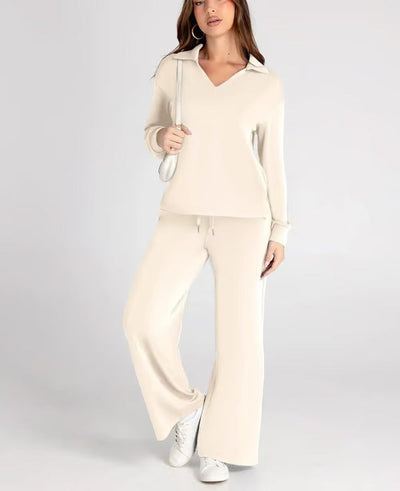 Flora™ | 2-delt casual langermet sett