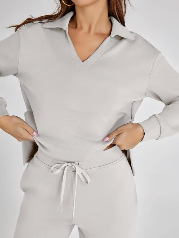 Flora™ | 2-delt casual langermet sett