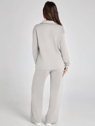 Flora™ | 2-delt casual langermet sett