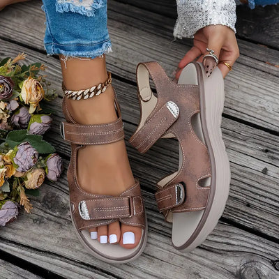 Anja™ | Komfortable sandaler med kilehæl og ankelrem